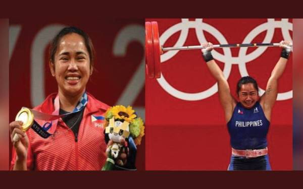 Hidilyn meraih pingat emas di Sukan Olimpik Tokyo 2020 dan menjalani latihan Kampung Kesang Tua selepas terkandas berikutan sekatan pergerakan akibat penularan Covid-19.- Foto fail Sinar Harian.