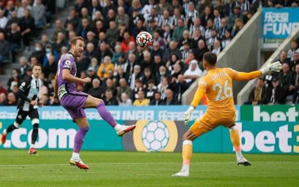 Kane mengakhiri kemarau gol saingan Liga Perdana Inggeris apabila mencetak gol pertama musim ini di St James'Park. - Foto Premier League