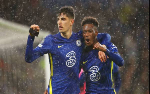  Havertz dan Hudson-Odoi (kanan).Foto: Twitter