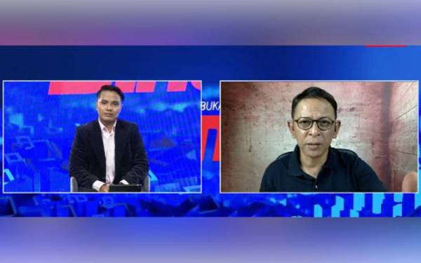 Kamal Affandi (kanan) pada program Sinar Live bertajuk ‘#Rogol Bukan Lawak’ yang bersiaran secara langsung di semua platform Sinar Harian pada Jumaat.