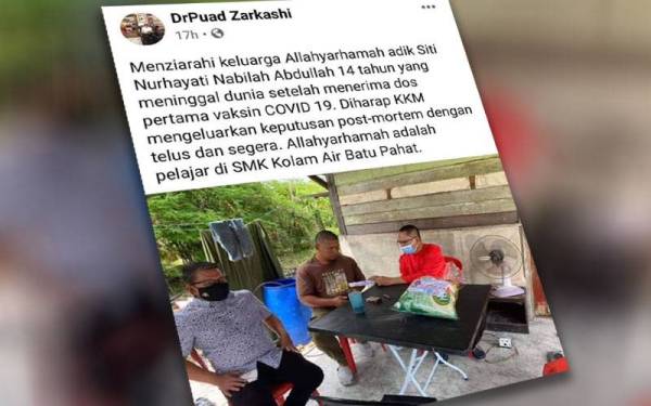 Remaja Meninggal Selepas Vaksin Ada Ketumbuhan Masalah Jantung