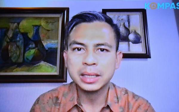 Ahmad Fahmi ketika program Kompas Rasuah Busters bertajuk ‘Reformasi Parlimen Penentu Kestabilan Negara’ yang disiarkan di semua platform digital Sinar Harian pada Rabu.