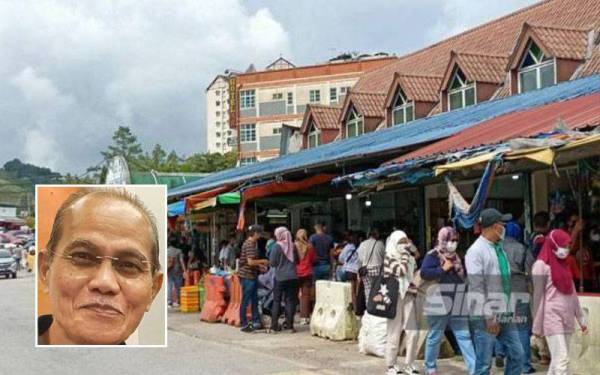 Terlalu ghairah hingga lupa mematuhi SOP dengan bersesak-sesak di restoran dan kawasan tumpuan pelancong termasuk di Cameron Highlands seperti yang tular di media sosial baru-baru ini. (Gambar kecil: Mohd Khalid)