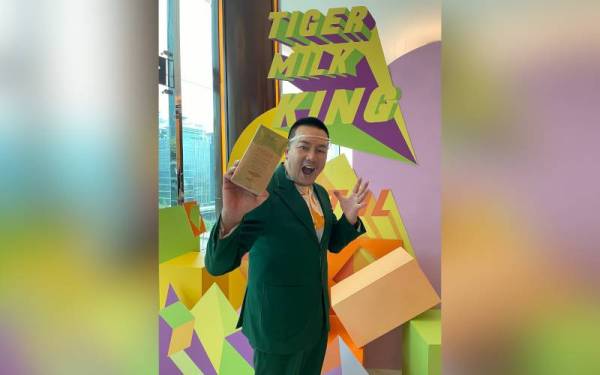 Jack Lim dipilih sebagai duta produk Tigrox: Tiger Milk King.