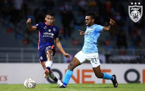 Antara aksi menarik perlawanan JDT menentang PJ City di Petaling Jaya. FOTO: Johor Southern Tigers