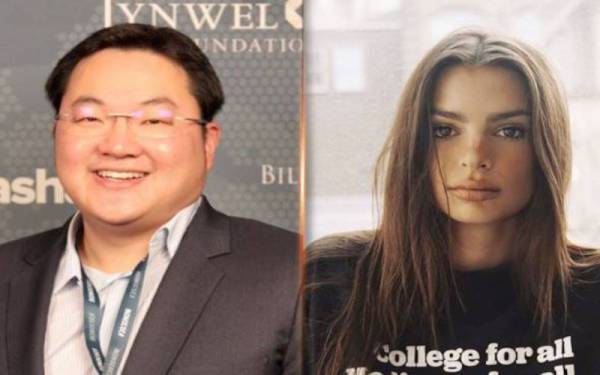 Jho Low (kiri) dan Emily Ratajkowski - Foto Instagram/ emrata