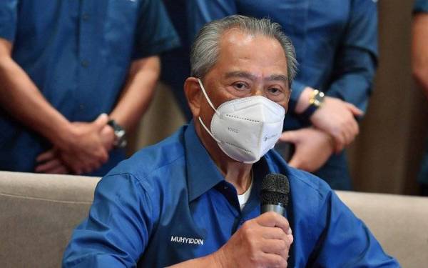 Muhyiddin. - Foto fail Bernama