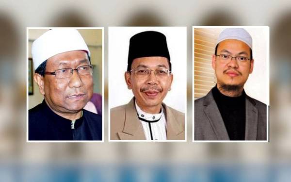 Dari kiri : ABDUL RAHMAN,USTAZ WAN AKASHAH, ZAHARUDDIN