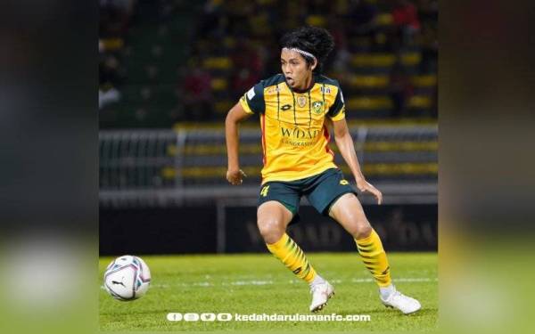 Asnan Ahmad antara pemain KDA FC yang kini menonjol di bawah bimbingan Aidil Sharin. - Foto Kedah Darul Aman FC