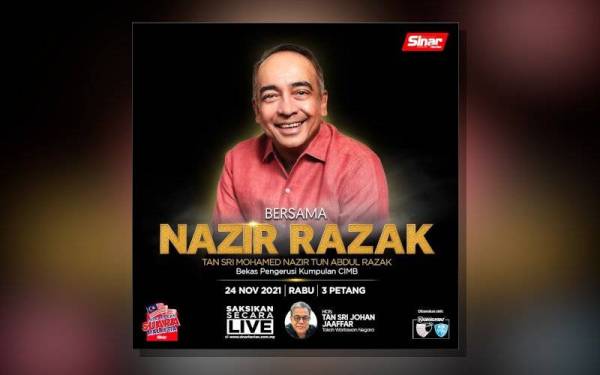 Poster program 'Bersama Nazir Razak'