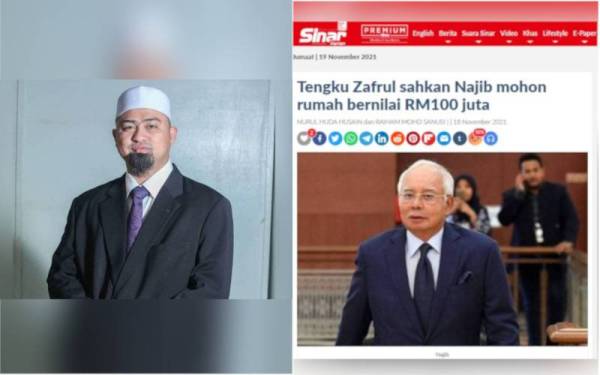 Menteri Kewangan, Senator Tengku Datuk Seri Zafrul Tengku Abdul Aziz sebelum ini mengesahkan kerajaan menerima permohonan bekas Perdana Menteri, Datuk Seri Najib Razak untuk mendapatkan rumah bernilai RM100 juta dan akan dimasukkan dalam bajet tambahan.