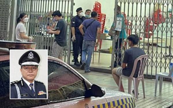 Seorang lelaki ditemui meninggal dunia dalam tandas di sebuah restoran di Taman Kasturi, Balakong. Gambar kecil: Mohd Zaid