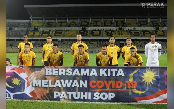 Para pemain Perak FC. - Foto Perak FC