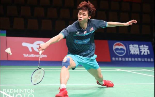 Tze Yong mempamerkan prestasi cemerlang di Terbuka Scotland bagi kejuaraan ketiganya tahun ini. Foto: BADMINTON