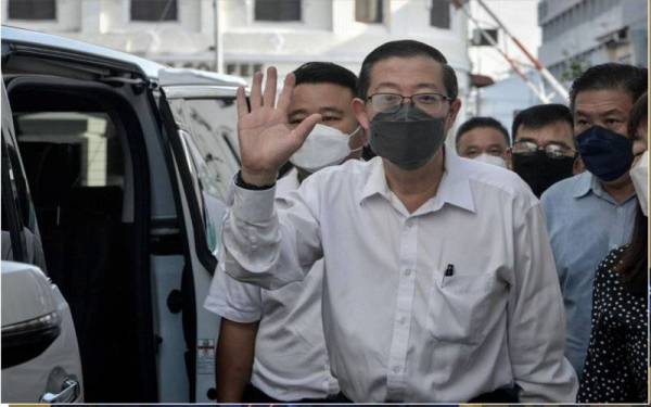 Lim Guan Eng. Foto Bernama