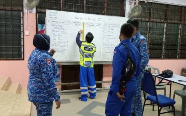 PPS SK Atas Tol di Kuala Terengganu menempatkan 24 orang mangsa daripada lapan keluarga yang terjejas akibat banjir.