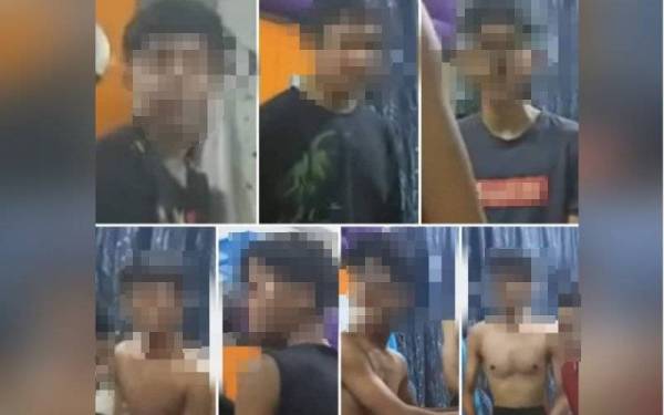 Gambar pelajar yang dipercayai terlibat dalam kejadian buli di sebuah sekolah berasrama penuh di Kuala Kangsar yang dikongsi warganet di media sosial.