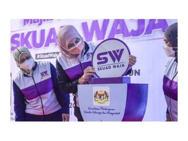 Kementerian Pembangunan Wanita, Keluarga dan Masyarakat (KPWKM) menyasarkan 100,000 sukarelawan menyertai Skuad Waja atau wanita antijenayah menjelang akhir tahun ini.