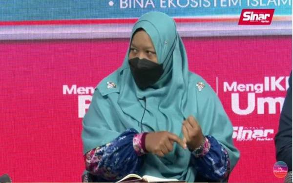 Suzana Ghazali selaku panelis Program Wacana Al-Quran bertajuk ‘Nafi hak pasangan: Adakah satu keganasan? ‘ disiarkan secara langsung di semua platform Sinar Harian pada Isnin.