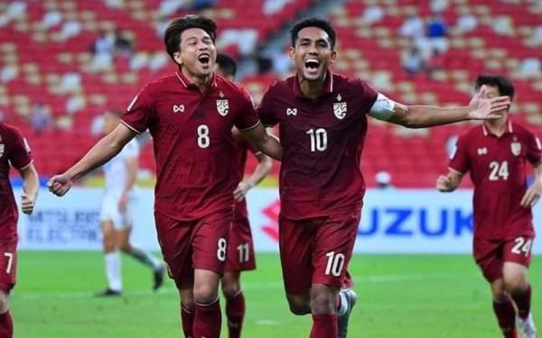 Dangda pencetak gol Gajah Perang ketika menentang Filipina dalam aksi Kumpulan A saingan Piala Suzuki AFF 2020.