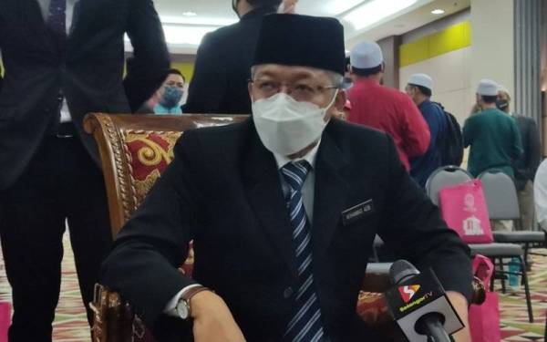 Mohammad Adib ketika sidang akhbar selepas Majlis Pelancaran Komuniti Sulh dan Rakan Sokongan Keluarga (BSK) di Dewan Muktamar Jakees di Shah Alam pada Selasa.