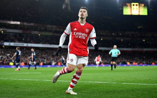 Gabriel Martinelli antara pencetak gol Arsenal.