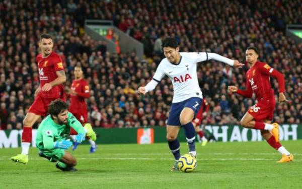 Son menjadi watak penting buat Spurs ketika membantu pasukannya seri2-2 ke atas Liverpool