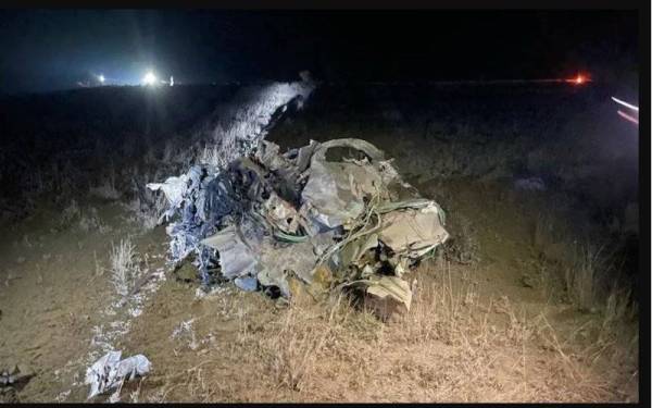 Sebuah pesawat MiG-21 milik Tentera Udara India (IAF) terhempas di negeri Rajasthan, India. Foto Sumber internet. 