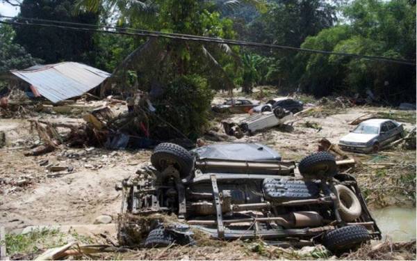 Seramai 47 korban banjir dicatatkan sehingga Ahad manakala lima daripada mereka masih belum ditemui. Foto hiasan