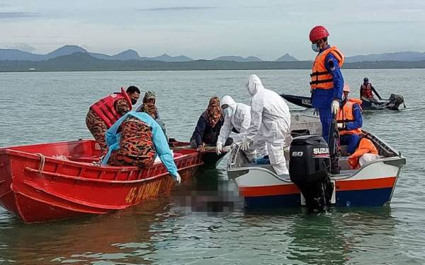 Mangsa terakhir bot karam ditemui terapung di perairan Sungai Membalua, Tawau.