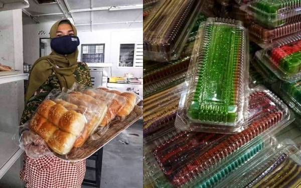 Roti hasil tangan Hafizawati yang dijual di kedainya yang terletak di Puchong mendapat permintaan tinggi dari pelanggan. Kek lapis pelbagai perisa keluaran Fizza Bakery.