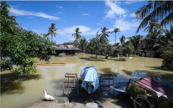 Keadaan banjir di beebrapa neger bertmabh baik. - Gambar hiasan 