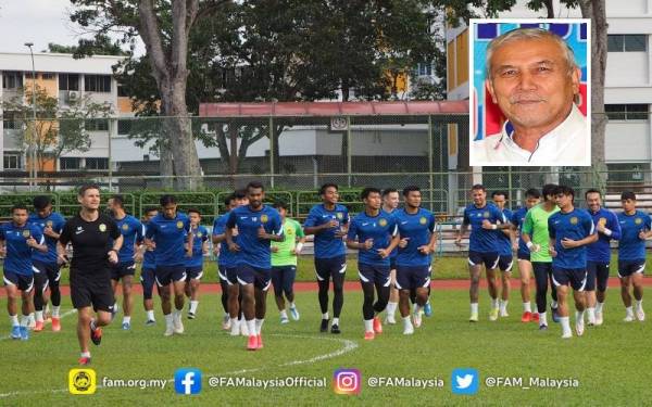 Skuad Harimau Malaya tersingkir seawal peringkat kumpulan pada saingan Piala Suzuki AFF 2020 di Singapura bulan lalu. - Foto FB FAM (Gambar kecil: Dell Akbar)