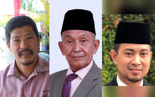 Gambar dari kiri: Isa, Tosrin, Dr Sahruddin