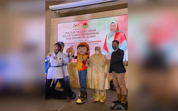 Zuraida melancarkan iklan video komersial dan promosi koko, dekat sini pada Khamis.