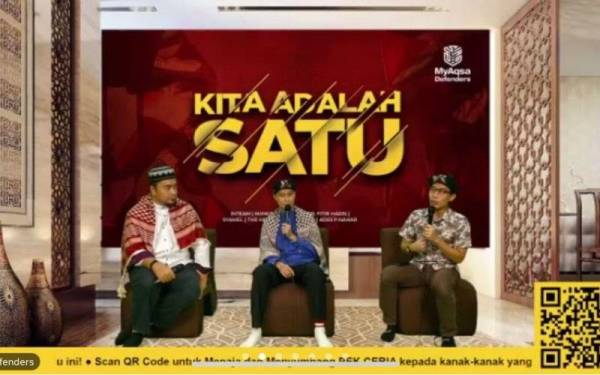 Majlis Pelancaran Muzik Video ‘Kita Adalah Satu’ secara dalam talian pada Jumaat.