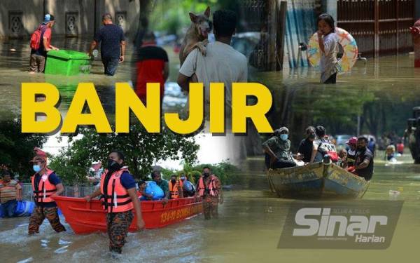 Jumlah mangsa yang terjejas banjir sejak 1 Januari lepas terus menurun kepada 95 mangsa setakat jam 8 pagi ini.Gambar hiasan