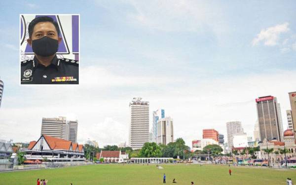 Mahkamah Majistret Kuala Lumpur mengeluarkan perintah larangan berhimpun termasuk di Dataran Merdeka selama tujuh hari bermula Sabtu. - Foto 123RF, gambar kecil: Noor Dellhan