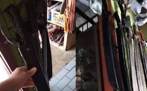 Tangkap layar video Facebook Live yang dibuat individu berkenaan ketika mengunjungi sebuah kedai di Sayong Lembah, Kuala Kangsar.