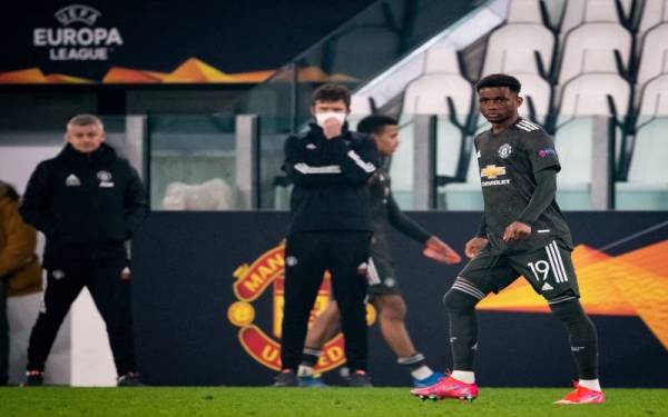 Diallo ketika menggalas cabaran bersama Manchester United sebelum ini.