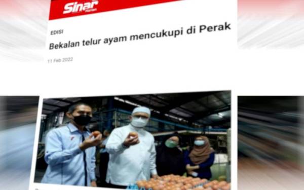 Laporan Sinar Harian pada Jumaat.