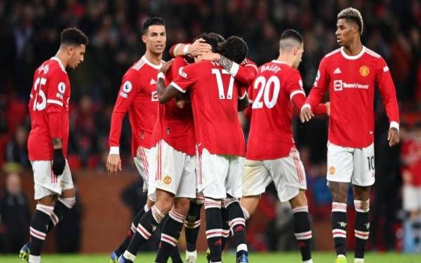 Pemain United perlu kekalkan momentum kemenangan. - Foto Getty Images