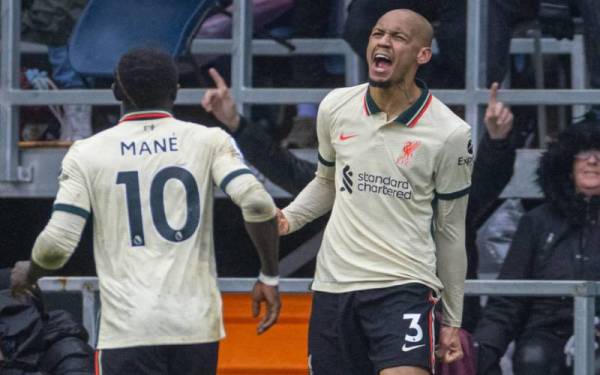 Fabinho menjaringkan gol tunggal perlawanan bantu Liverpool menang ke atas Burnley