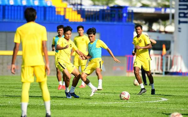 Skuad B-23 negara kini menghadapi tugasan pada Kejuaraan AFF 2022 di Kemboja.
FOTO: SPORTFLEX