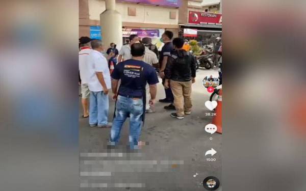 Kejadian tersebut tular selepas dimuat naik seorang pengguna TikTok.