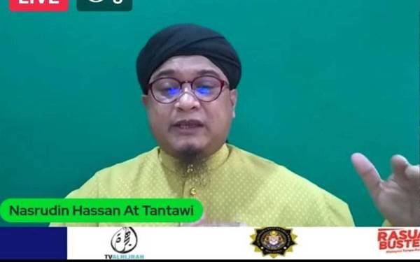 Nasruddin bertindak sebagai salah seorang panelis pada Forum Dalam Talian: 3 Penjuru Rasuah yang disiarkan secara langsung di Facebook Yadim dan Sinar Harian pada Ahad.