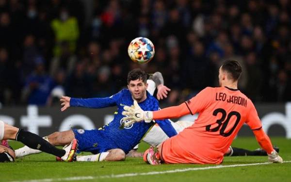 Pulisic antara pencetak gol Chelsea ketika berdepan Lille dalam aksi pertama pusingan 16 terbaik Liga Juara-Juara di London.