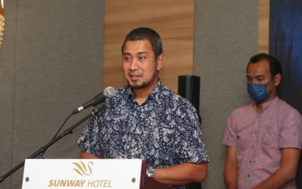 Sahruddin ketika berucap pada Majlis Ramah Mesra Setiausaha PN Johor bersama pengamal media di sebuah hotel di bandar raya ini pada Selasa.