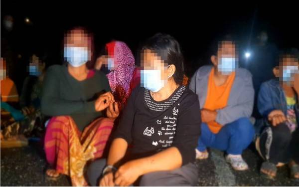 Sebahagian PATI ditahan Imigresen Selangor dalam operasi tersebut.