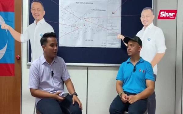 Dr Maszlee (kiri) ketika Program Sinar Live Khas sempena Pilihan Raya Negeri (PRN) Johor pada Rabu.